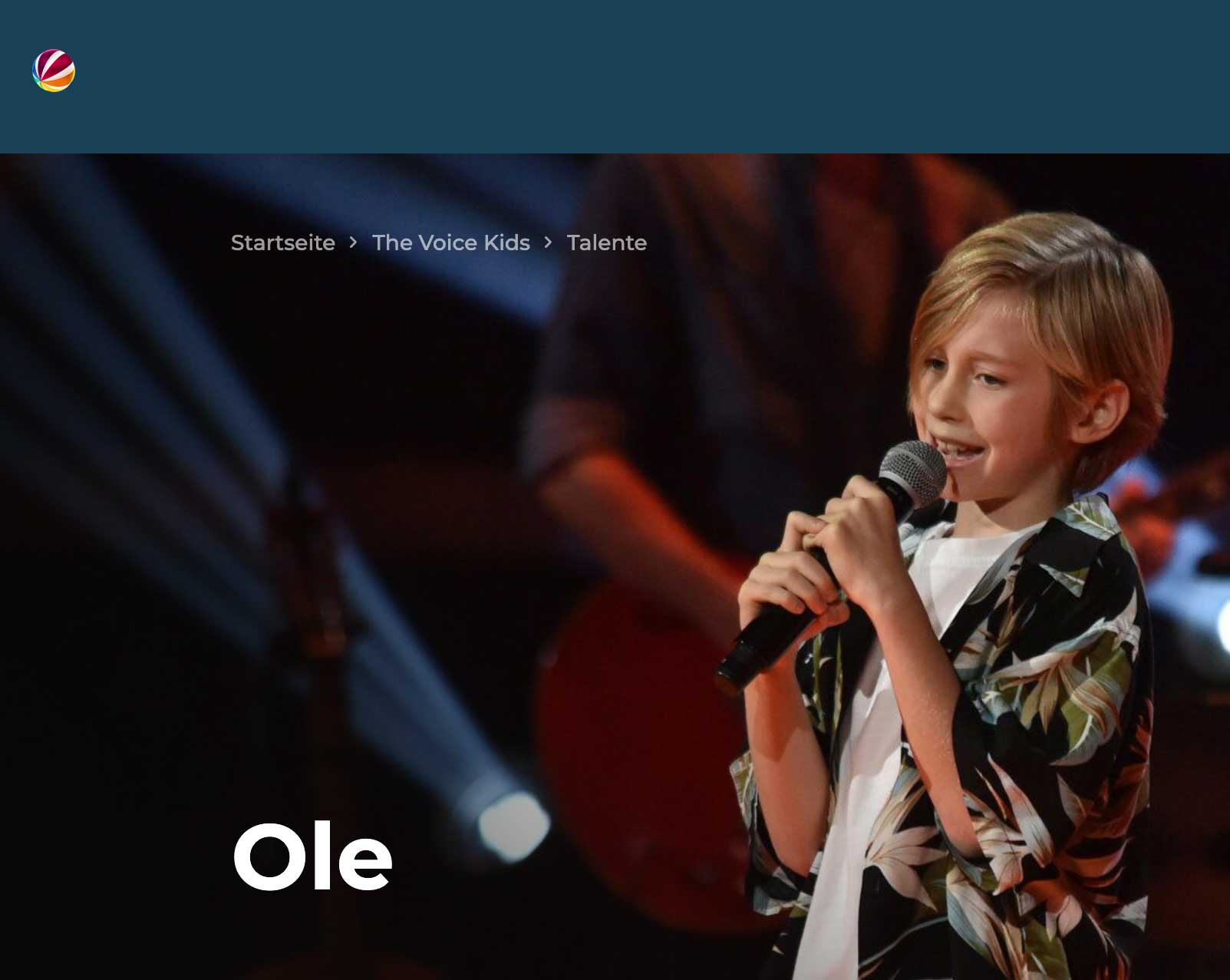 Ole bei The Voice Kids